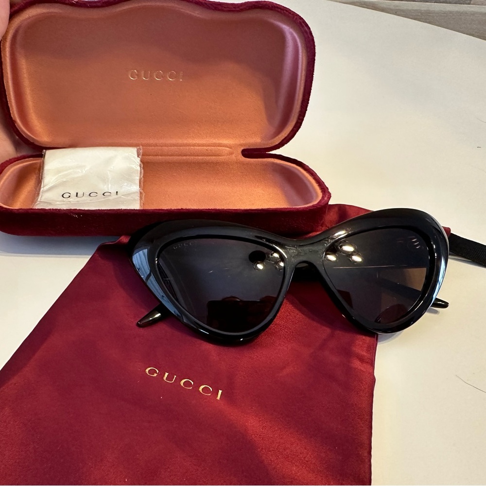 Gucci GG0895S 002 Cat Eye Sunglasses